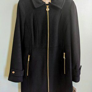 Michael Kors Hooded Wool Coat, Size PS, New w/ tags